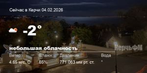 Новости: Погода в Керчи 04 февраля