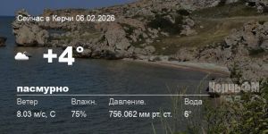 Погода в Керчи 06 февраля