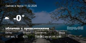 Новости: Погода в Керчи 11 февраля