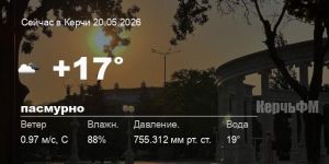 Новости: Погода в Керчи 20 мая