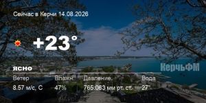 Новости: Погода в Керчи 14 августа