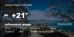 Новости: Погода в Керчи 23 сентября