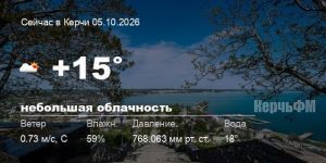 Новости: Погода в Керчи 05 октября