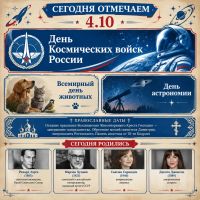 Новости: 4 октября - День астрономии и военно-космических сил